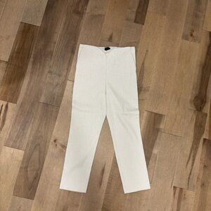 Stylish Cream Ankle Pants